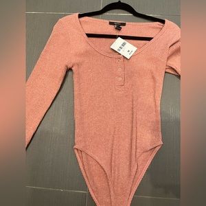Mauve/orange forever 21 bodysuit NWT